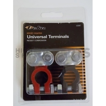 East Penn Universal Heavy Duty Battery Terminal Fits 6 To 1 Gauge Cable - Set Of 2-1