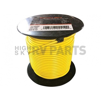 East Penn Primary Wire 14 Gauge 100' Spool Yellow - 02412-2