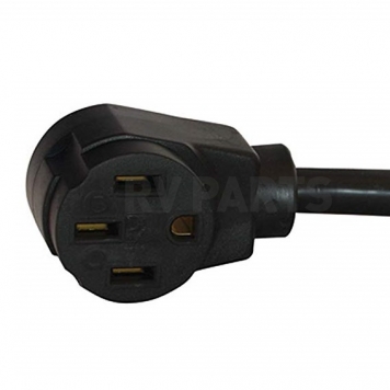 Valterra 12 inch RV Power Cord Adapter, 3 Prong 30/ 50 Amp, Twist Lock - A10-G30350VP-3