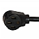 Valterra 12 inch RV Power Cord Adapter, 3 Prong 30/ 50 Amp, Twist Lock - A10-G30350VP