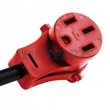 Valterra Mighty Cord 30AM-50AF Adapter Cord with Handle, 12″, Red, Carded - A10-3050FHVP -5