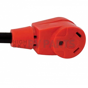 Valterra Mighty Cord 50AM-30AF Adapter Cord with Handle, 12″, Red, Bulk - A10-5030F -6