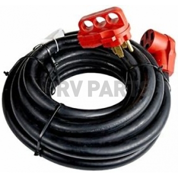 Valterra Mighty Cord 50Amp Extension Cord with Handle, 25′, Red, Boxed-1
