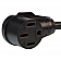 Valterra Mighty Cord 30AM-50AF Adapter Cord, 12″ - A10-3050FBK 
