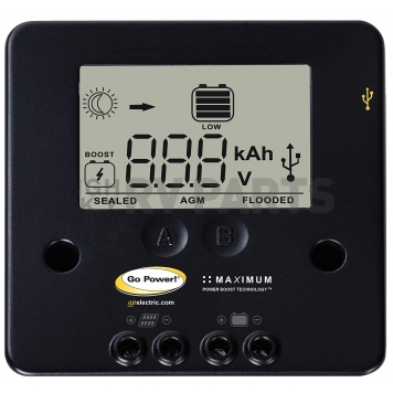 Go Power GP-ECO-20 RV Solar Kit 20 Watts Rigid Panel - 73837-4