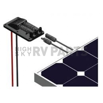 Go Power Solar Power Dual Cable Entry Plate - GP-CEP-1