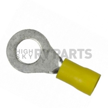 WirthCo Wire Terminal End, 5/16 inch Vinyl Ring Terminal, 12-10 Ga. Yellow, Case Of 100-3