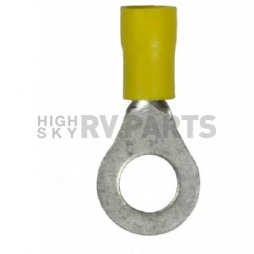 WirthCo Wire Terminal End, 5/16 inch Vinyl Ring Terminal, 12-10 Ga. Yellow, Case Of 100-2