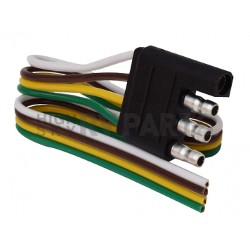 Valterra Trailer End Wiring Flat Connector - 4 Way 1 Foot Lead Wire Length - A10-4401VP-1