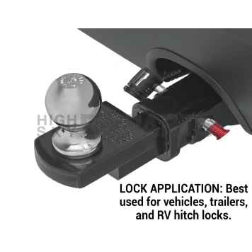 Master Lock Trailer Hitch Bent Pin 5/8 inch Diameter 3 inch Length - 1469DAT-4