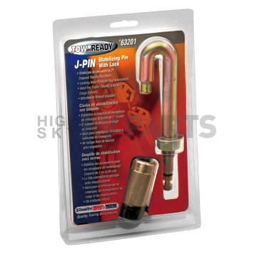 Tow Ready J-Pin Anti-Rattle Lockset for 2 inch Receivers 63201 -2