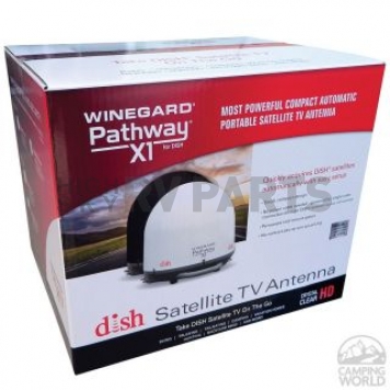 Winegard Pathway X1 Portable Truck Satellite TV Antenna - Black - PA-2035-3