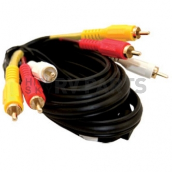 Stereo Composite Audio/ Video Cable 72''Black-2