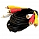 Stereo Composite Audio/ Video Cable Black 144''