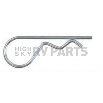 Buyers 1/2 inch X 3.2 inch Clear Zinc Hitch Pin With Cotter  HP545WCP-2