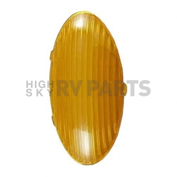 Gustafson Porch Light Lens for AM4032 And AM4033 - Oval Amber - GSAM4047-1
