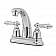 Averen Relaqua Faucet 2 Teapot Handle Chrome Plastic for Lavatory AL-4234C
