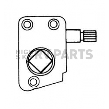 Window Operator Non-Handed Side Mount - 1709P-2