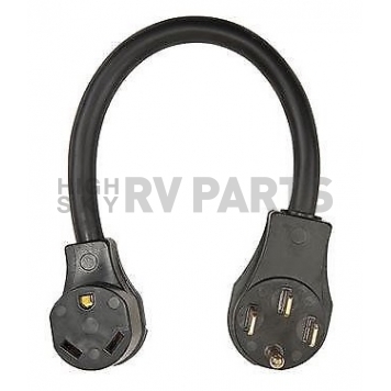 SouthWire Corp. Power Cord Adapter 50 Amp Male x 30 Amp Female 18 inch - 50AM30AF18-4