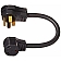 SouthWire Corp. Power Cord Adapter 50 Amp Male x 30 Amp Female 18 inch - 50AM30AF18