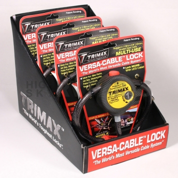 Trimax Multi-Use Versa Cable Lock 6' x 10mm  - VMAX6 -4