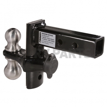 Trimax 2 inch Hitch Ball Mount Razor Adjustable 6 inch Drop in 1 inch Increments Without Ball-4