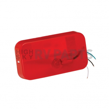 Bargman Trailer Stop/ Tail/ Turn Light Incandescent Red with License Light And Bracket-1