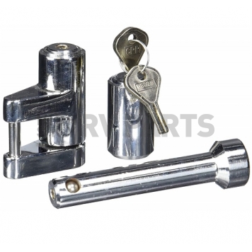 Bulldog Chrome Hitch Pin & Coupler Lock Combo 580404 -2