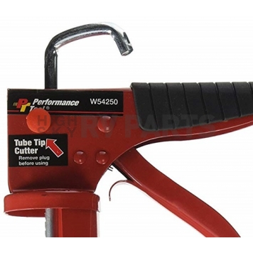 Performance Tool Caulk Gun Cartridge Type Red -1