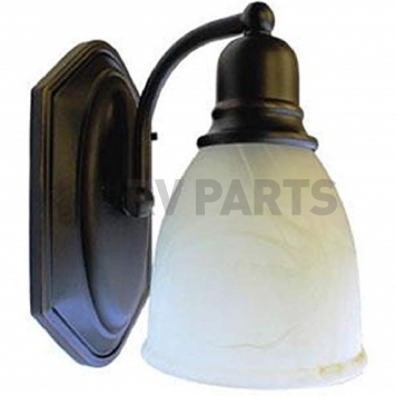 LaSalle Bristol Sconce LED Light 12V Oil Bronze with Alabaster Glass and Switch-3