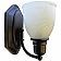 LaSalle Bristol Sconce LED Light 12V Oil Bronze with Alabaster Glass and Switch