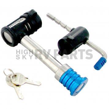 Master Lock 5/8 inch Receiver Lock with Adjustable Coupler Latch Lock - 1481DAT-5