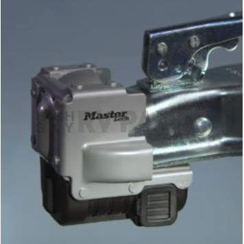 Master Lock Heavy Duty Trailer Coupler Lock for 2-5/16 inch Coupler - 3784DAT -3