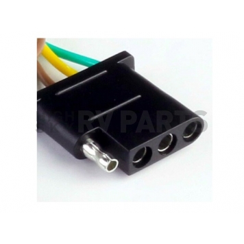 Pollak Trailer Wiring Flat Connector - 4 Way Male to Female - 60 Inches Length - 12-413E-4