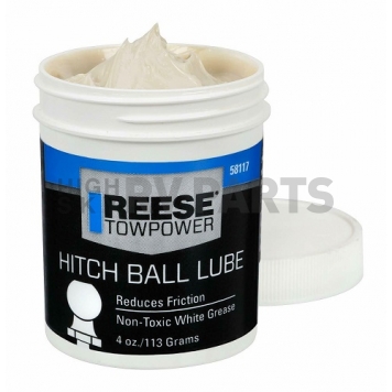 Reese Trailer Hitch Ball Grease White 4 Ounce Jar-1