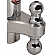 Trimax 2 inch RV Hitch Ball Mount Razor Adjustable 6 inch Drop in 1 inch Increments Aluminum