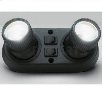 AP Products Europa Reading Light with Clear Lens - Surface Mount Black-3