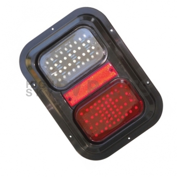Diamond Group Trailer Light Stop/ Turn/ Tail Light 104 LED Amber/ Red Rectangular-4