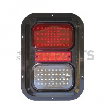 Diamond Group Trailer Light Stop/ Turn/ Tail Light 104 LED Amber/ Red Rectangular-5