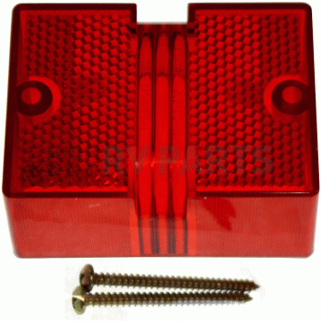 Peterson Mfg. Turn Signal-Parking-Side Marker Light Lens Red - 56-15R-2