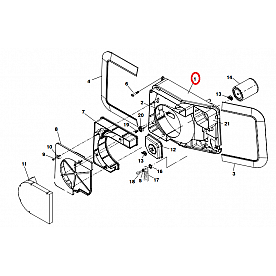 Cummins Power Generation Generator Air Filter Housing - 134-5213