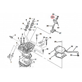 Cummins Power Generation Rocker Arm Nut 185-7144