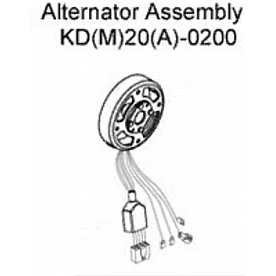 Kipor Power Solutions Generator Alternator KD(M)20(A)-02000