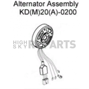 Kipor Power Solutions Generator Alternator KD(M)20(A)-02000