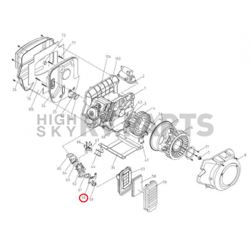 Kipor Power Solutions Generator Carburetor Choke Conversion Kit KG390GETI-11000