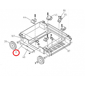 Kipor Power Solutions Generator Chassis Assembly KGE5500TI-03000