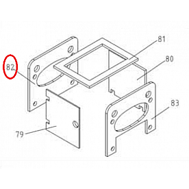 Kipor Power Solutions Generator Cover Insulation KGE5500TI-08805A