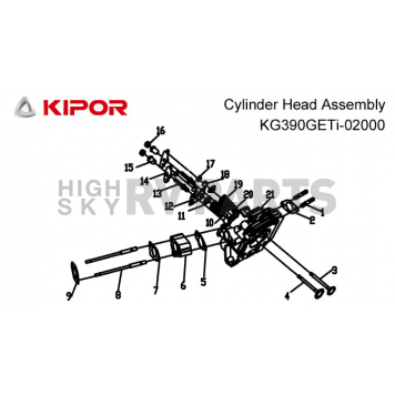 Kipor Power Solutions Generator Cylinder Head KG390GX-02000