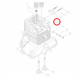 Kipor Power Solutions Generator Cylinder Head KG55AGTI-01200