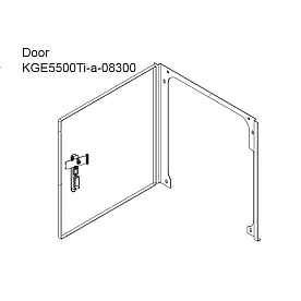Kipor Power Solutions Generator Door - KGE5000TI-A-08300